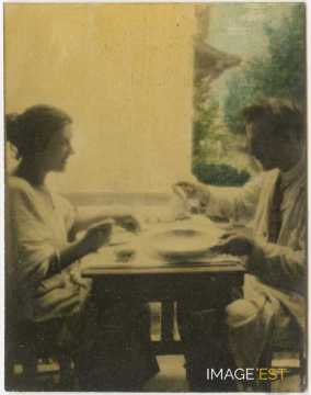 André Schaeffer et son épouse